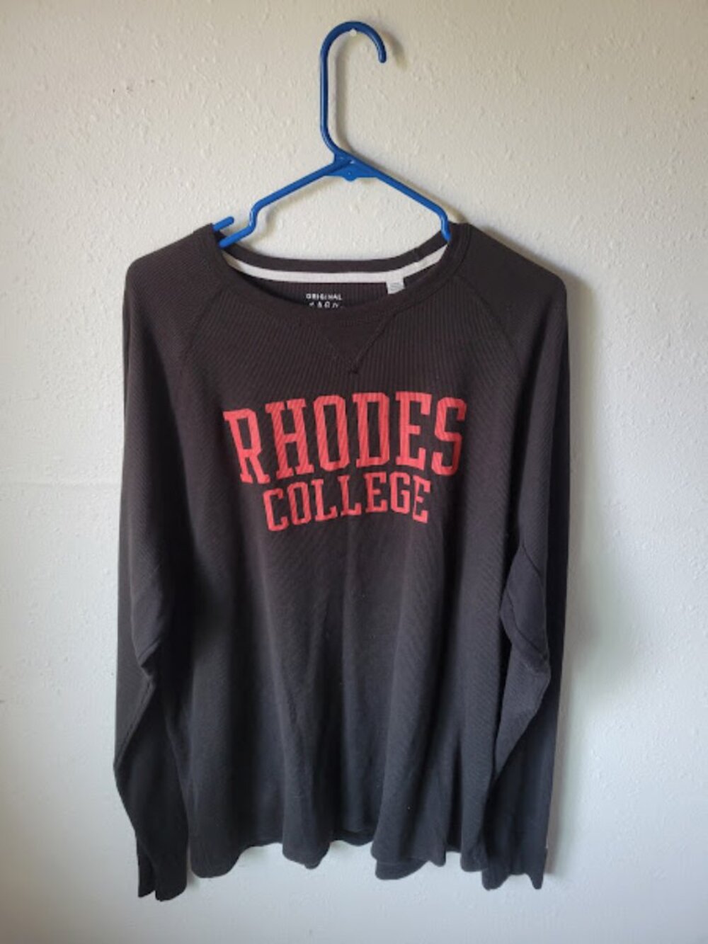 Original League Rhodes College Men's Thermal Long Sleeve Shirt XXL